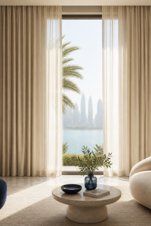 AI-generated concept image for the Curtain category
